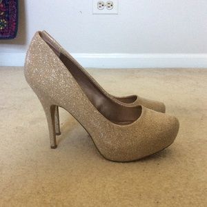 Mix No. 6 Silver Platform Heels